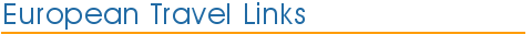 Europe travel links