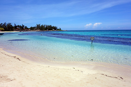 Mammee Bay is a beautiful beach and resort in Ocho Rios at the Jamaica port for Royal Caribbean's Navigator of the Seas on our Caribbean Cruise vacation