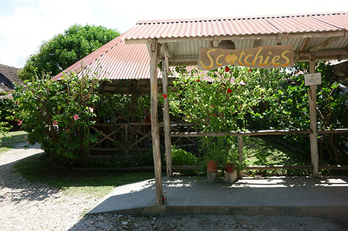 Scotchie's restaurant is famous for its authentic jerk chicken and pork, located in Ocho Rios at the Jamaica port for Royal Caribbean's Navigator of the Seas on our Caribbean Cruise vacation