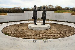 Kentucky Memorial in Vicksburg family travel photograph