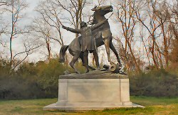 General Tilghman Monument in Vicksburg family travel photograph